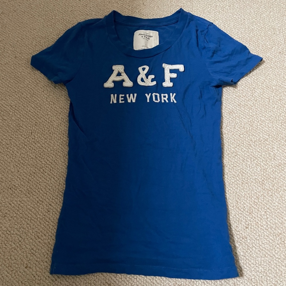 Y2K Abercrombie & Fitch Royal Blue Tee
